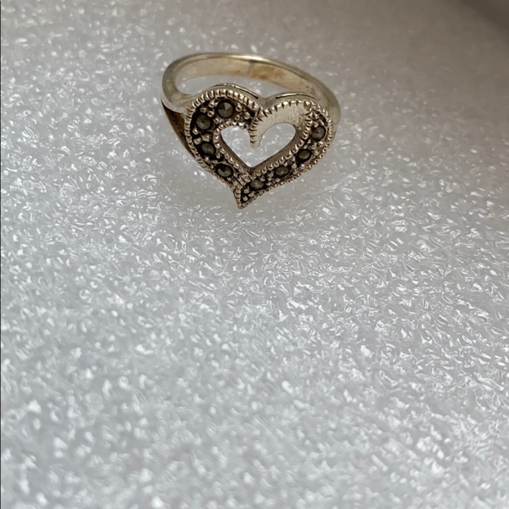 Heart Sterling silver stamped 925